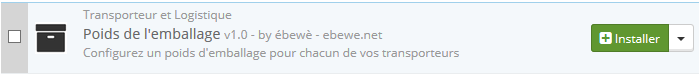 Install the module